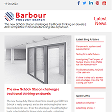 The new Schöck Stacon challenges traditional thinking on dowels |  ACO completes £13m manufacturing site expansion